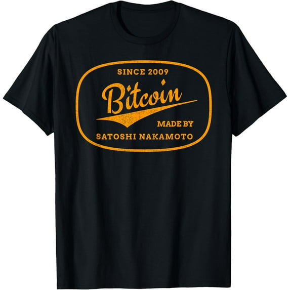 Satoshi Nakamoto T shirt - Bitcoin T shirt - Crypto T Shirt T-ShirtMen and women, White Black T-shirt, size: Extra large S-4XL