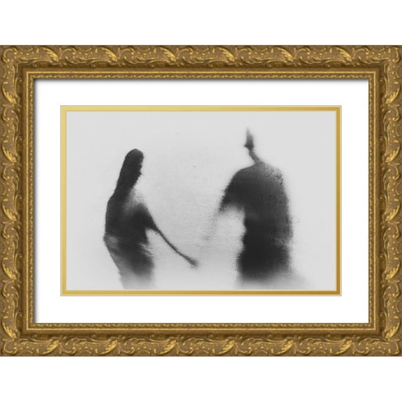 Satriani, Jay 24x17 Gold Ornate Wood Framed with Double Matting Museum Art Print Titled - Memories In Love