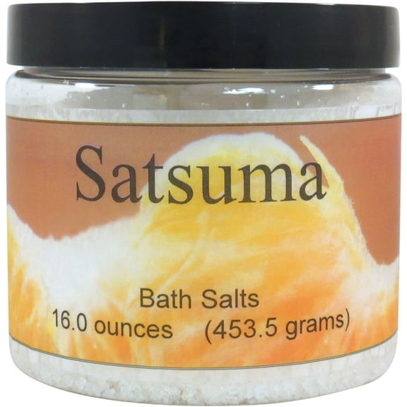 Satsuma Bath Salts by Eclectic Lady, 16 ounces