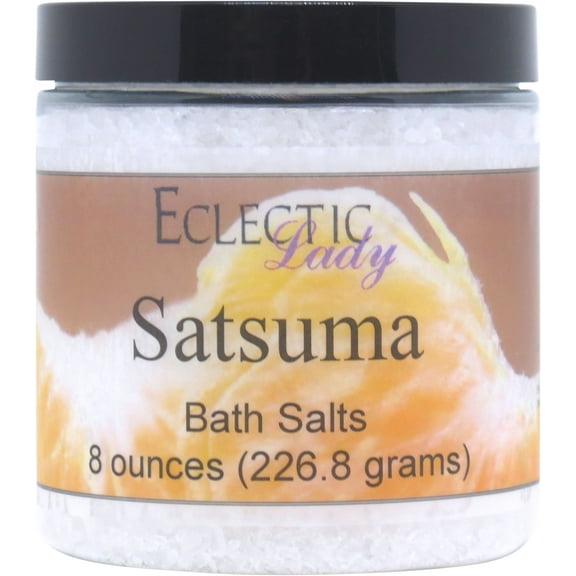Satsuma Bath Salts by Eclectic Lady, 8 ounces