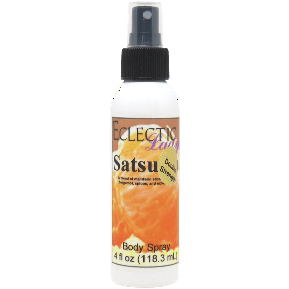 Satsuma Body Spray, Eclectic Lady, Hydrating Mist, Unisex (Double Strength), 4 oz