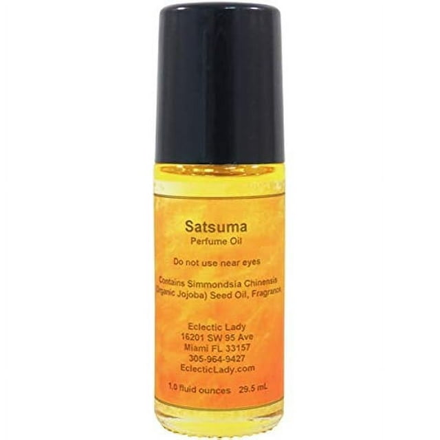 Satsuma Perfume Oil, 1.0 Oz Portable RollOn Fragrance with Long