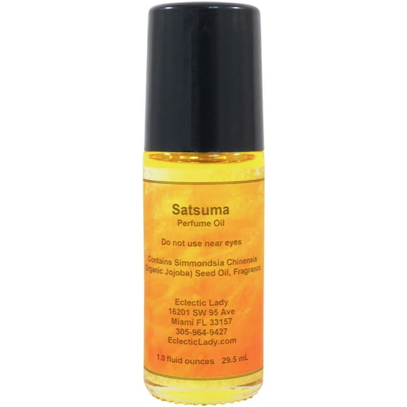 Satsuma Perfume Oil, 1.0 Oz Portable Roll-On Fragrance