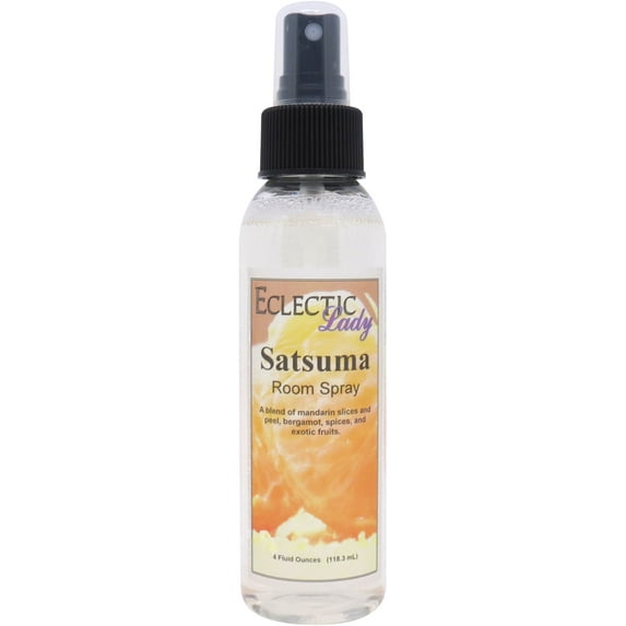 Satsuma Room Spray by Eclectic Lady, 16 Ounces, Fragrant Aromatic Room Mist For Home, Room, Office
