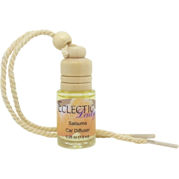 Satsuma Scented Car Diffuser by Eclectic Lady, 7.5 ml, Air Freshener, Premium Grade Fragrance Oil