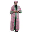 thumbnail image 1 of Satsuma Women's Long Kimono Robe with Pockets and Headwrap - African Print Trench Coat, 1 of 4
