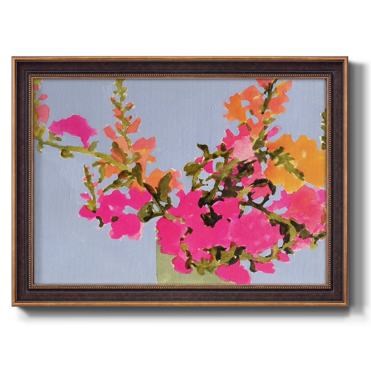 Saturated Spring Blooms II Premium Framed Canvas- Ready to Hang
