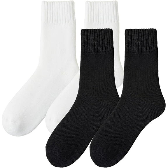 Saturatione Socks, Winter Thermal Socks, Women Warm Wool Sock Thick Winter Thermal, Moisture Wicking and Breathable Cozy