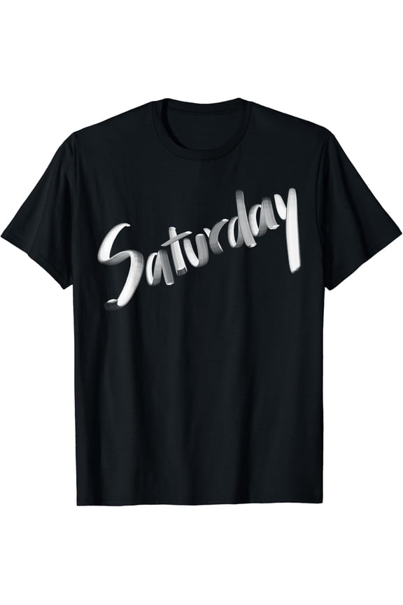 Saturday Days of the Week Graphic Design Saturday T-Shirt