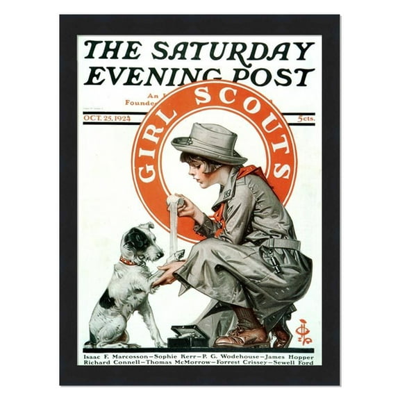 Saturday Evening Post Magazine Display Frame - Acrylic, Backing, and Hardware - Fits Magazines