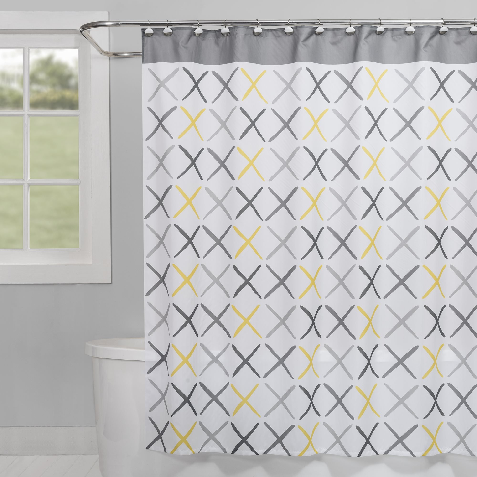 Saturday Knight Ltd Fish Playground Fabric Shower Curtain – 70x72, Blue Multi, 100% Polyester