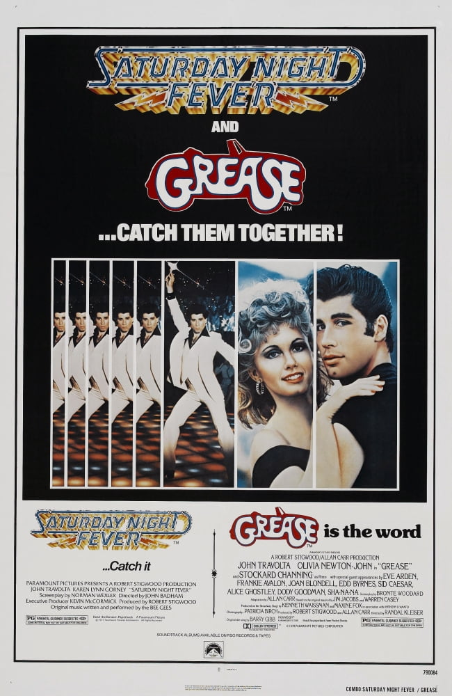 Saturday Night Fever 1977 Grease 1978 U Canvas Art - (24 x 36)