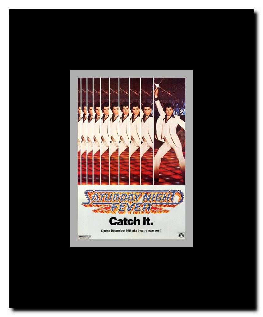 Saturday Night Fever Framed Movie Poster