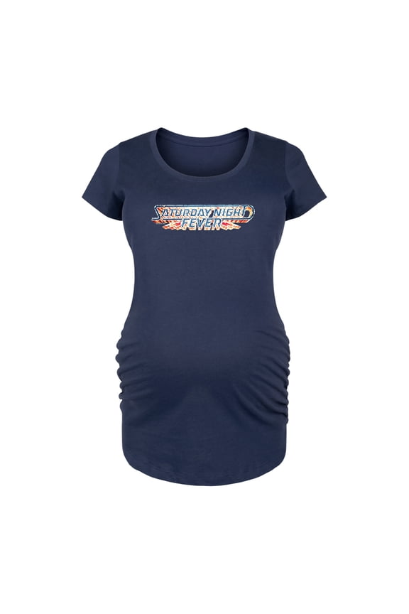 - Logo - Women's Maternity Scoop Neck Graphic T-Shirt