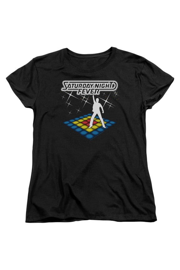 Saturday Night Fever Should Be Dancing Women's T-Shirt Black