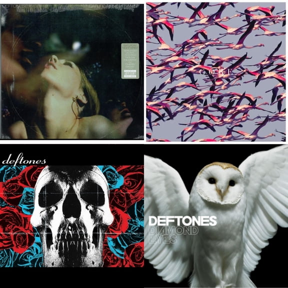 Deftones (X) (20Th Anniversary/Ruby Red LP Vinyl) & Gore (White LP Vinyl) & Saturday Night Wrist & Diamond Eyes