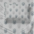 thumbnail image 1 of Saturday Park 3-Piece 200 Thread Count Blue Cotton Sheet Set, Machine Washable, 1 of 10