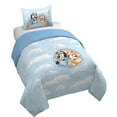 thumbnail image 1 of Saturday Park Bluey Rainbow in the Clouds 100% Organic Cotton 2 Piece Twin Duvet Cover & Sham Set, 1 of 5