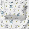 thumbnail image 1 of Saturday Park Disney Lilo & Stitch Watercolor Vibes 100% Organic Cotton Sheet Set, Queen, 1 of 9