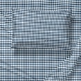 thumbnail image 1 of Saturday Park Gingham 100% Organic Kids' Cotton Sheet Set, Full, 1 of 7