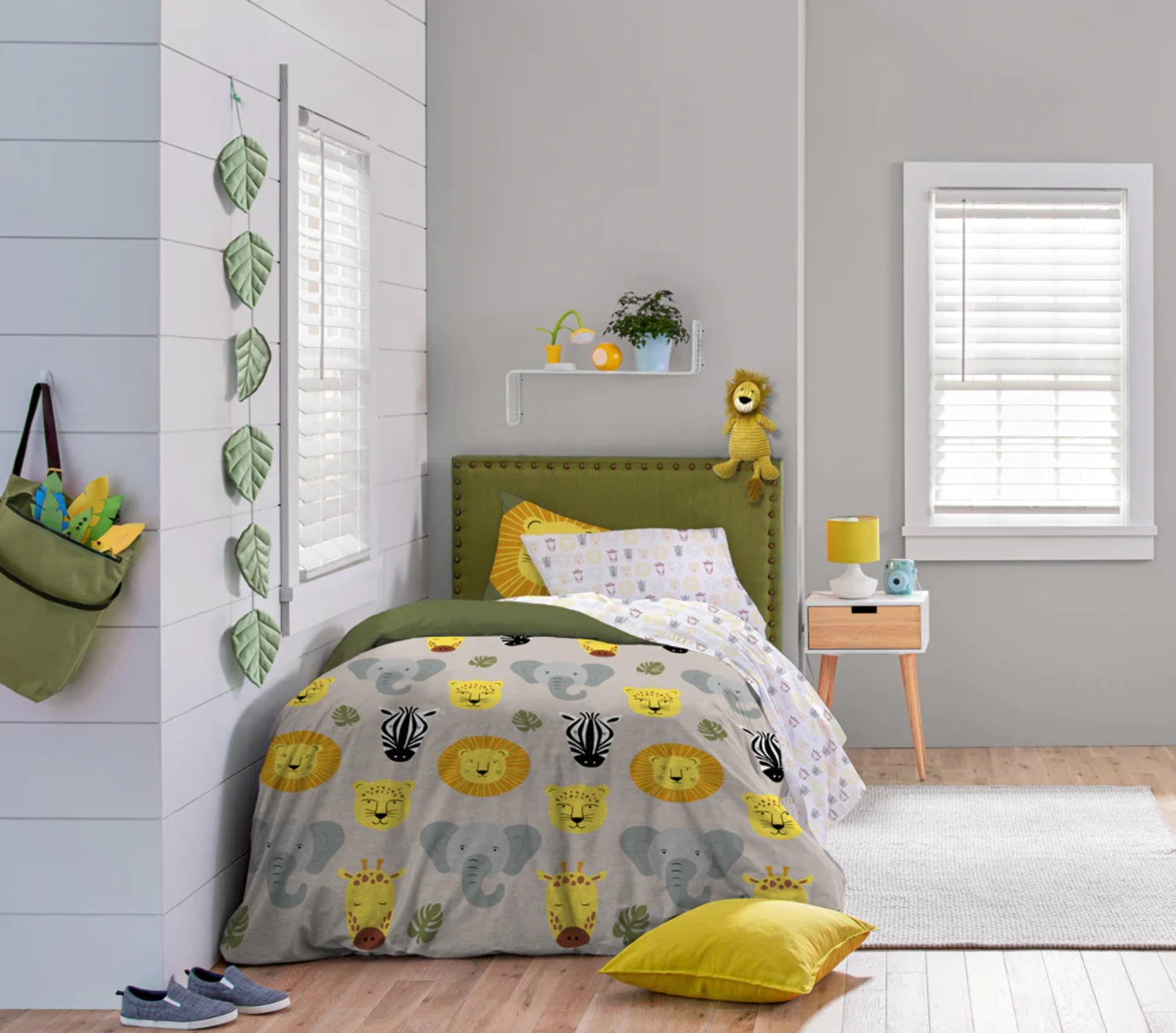 Safari Friends Full Organic Cotton Kids Bed Set