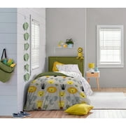 Saturday Park Safari Friends 100% Kids' Organic Cotton Bed Set, Duvet Cover Sets, Full, Multicolor