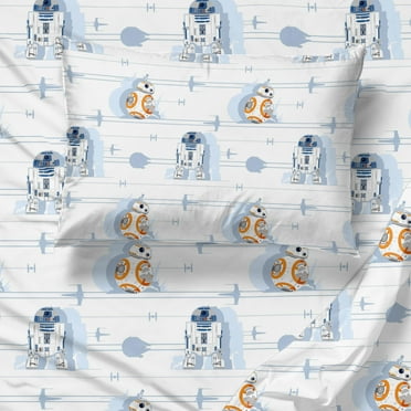 Saturday Park Star Wars Droids 100% Organic Kids' Cotton Queen Sheet Set