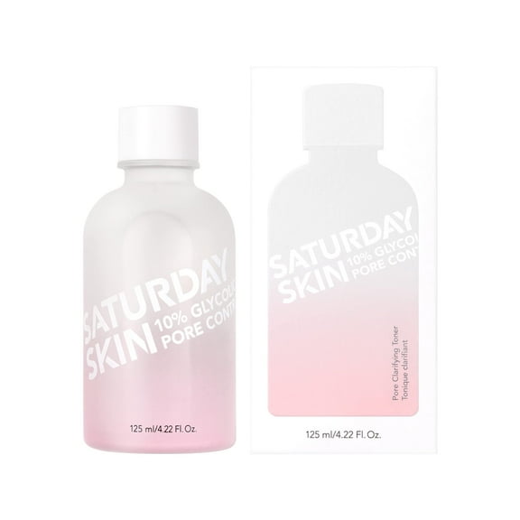 Saturday Skin Pore Clarifying Toner, 10% Glycolic Acid, 1 Count