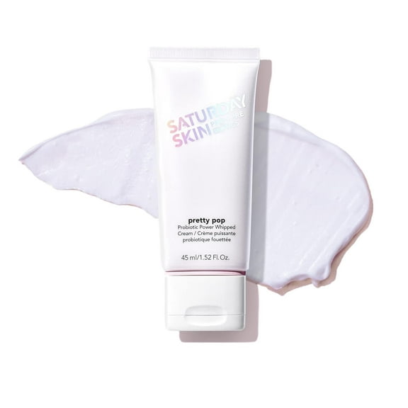 Saturday Skin Pretty Pop Prebiotics and Probiotics whipped Moisturizing cream Nourishing Allure Best of Beauty K-Beauty Winner 2020 (1.52 Fl Oz)