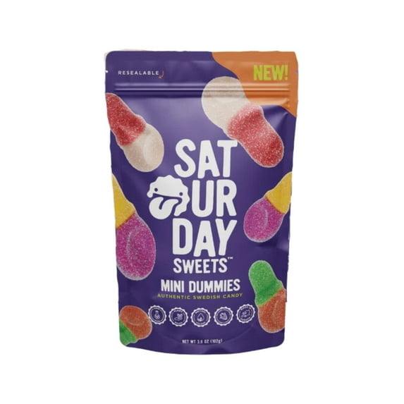 Saturday Sweets Mini Dummies, 3.6oz (Pack of 2)