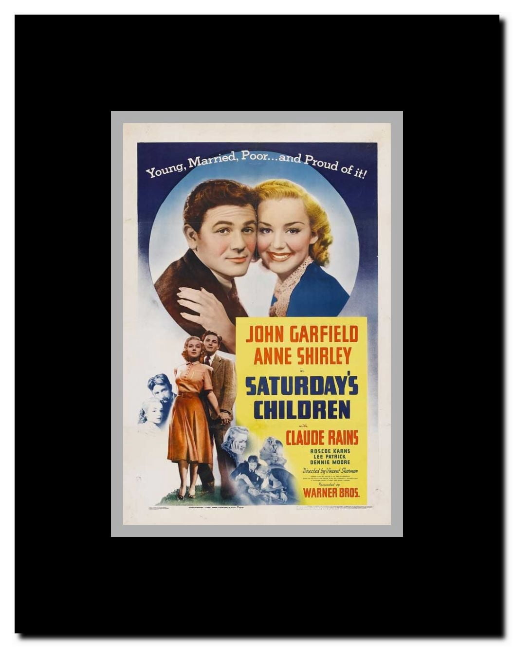 Saturday's Children Framed Movie Poster