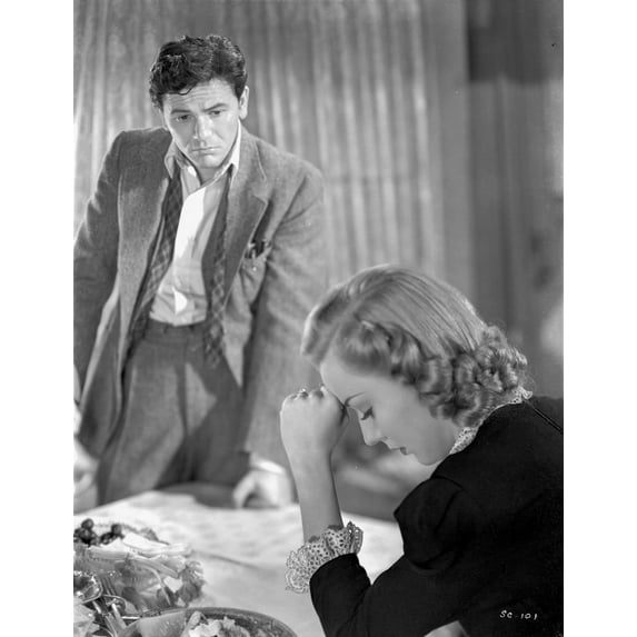 Saturday's Children Man and a Woman in Black and White Photo Print (8 x 10)