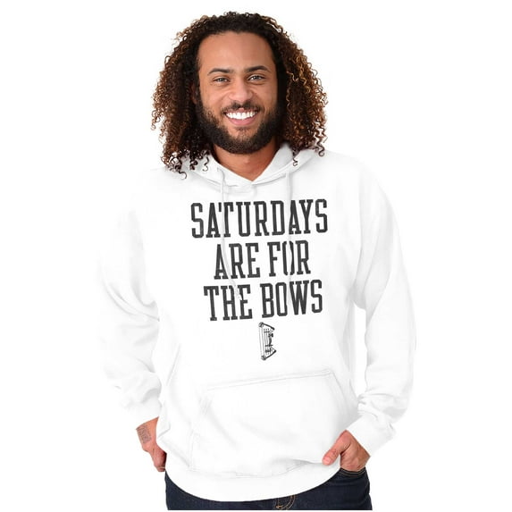 Saturdays Are For the Bows Hunting Unisex Plus Fleece Graphic Hoodie Brisco Brands 5X