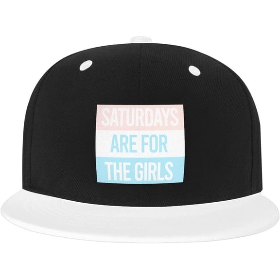 Saturdays are for The Girls Gifts Unisex Trucker Hat Baseball Cap for Womens Mens Dad Hats Summer Hats White