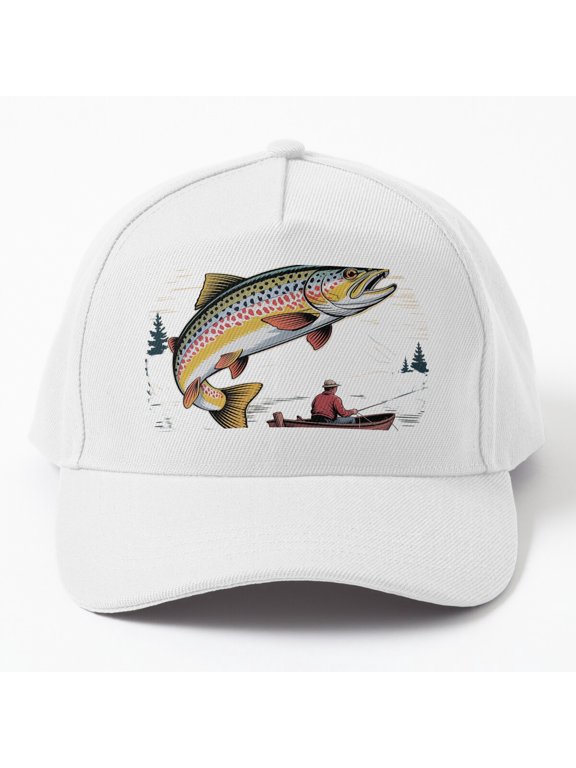 Saturdays for Dads Fishing Baseball Cap, Father's Day Angler Family Design Hat