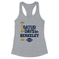 thumbnail image 1 of Saturdays in Berkeley Tank Top Fitted Racerback Women's 2X-Large Heather Grey, 1 of 5
