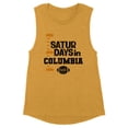 thumbnail image 1 of Saturdays in Columbia Women's Muscle Tank Small Antique Gold, 1 of 5