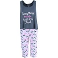 thumbnail image 1 of Saturdaze  Everything Hurts & Tired Capri Set (Women's Plus), 1 of 5