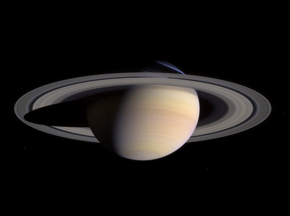 Saturn Canvas Art - Stocktrek Images (32 x 24)