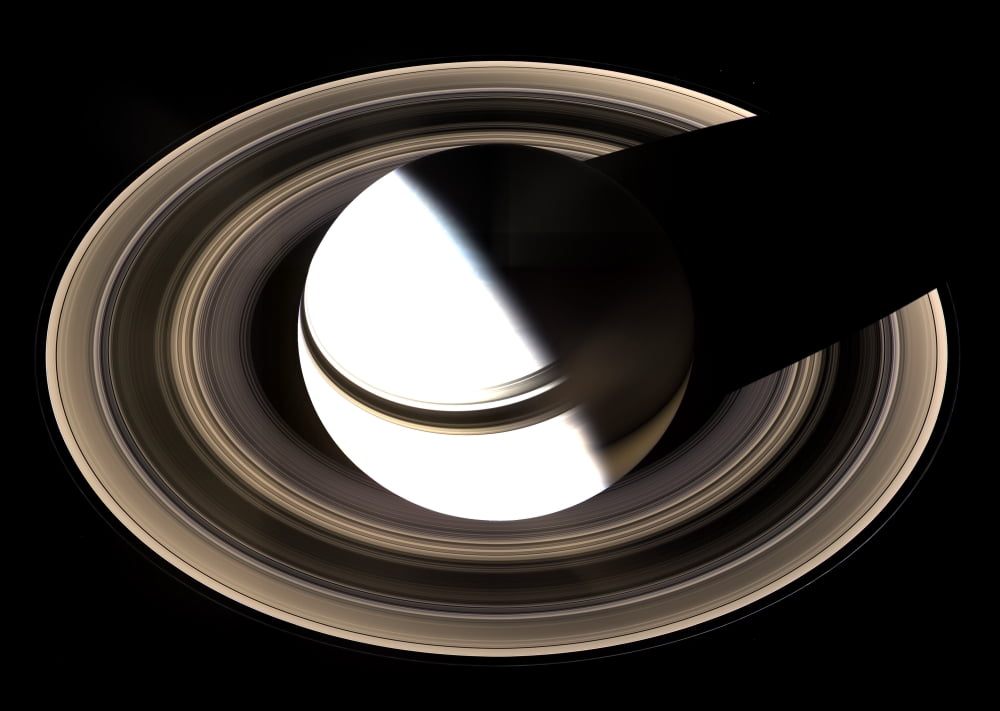 Saturn Canvas Art - Stocktrek Images (33 x 23)