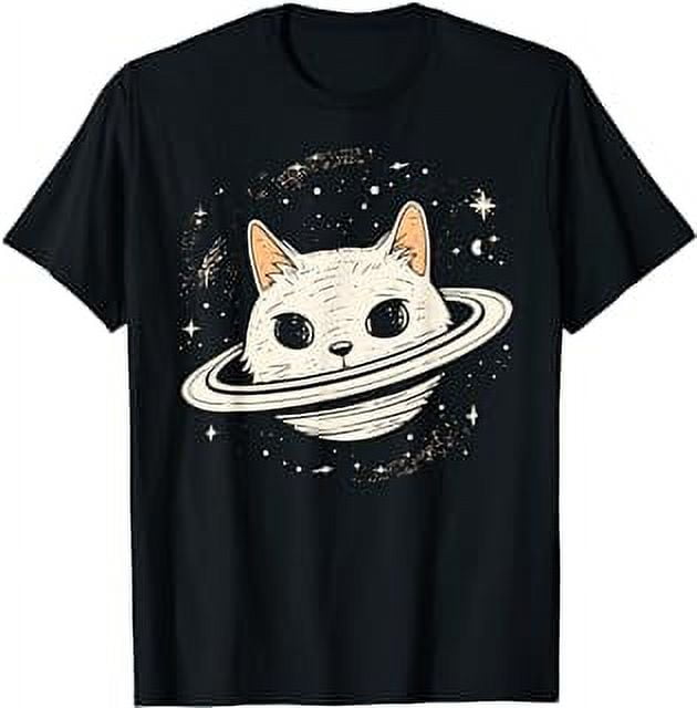 Saturn Cat Planet | Yume Kawaii Cute Aesthetic Pastel Goth T-Shirt ...