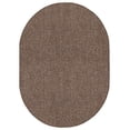 thumbnail image 1 of Saturn Collection Kids Favorite Indoor Outdoor Area Rug Brown - 8' x 10' Oval, 1 of 5