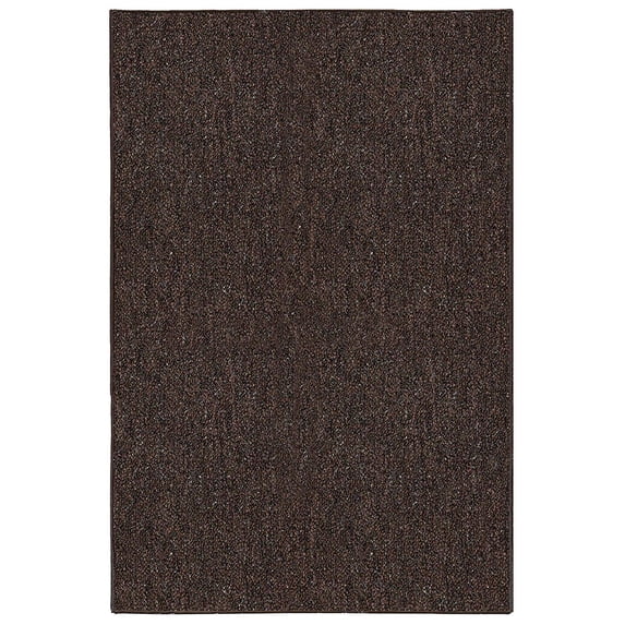 Saturn Collection Kids Favorite Indoor Outdoor Area Rug Chocolate - 6' x 8'