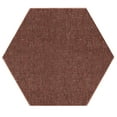 thumbnail image 1 of Saturn Collection Kids Favorite Indoor Outdoor Area Rug Rust - 6' Hexagon, 1 of 4