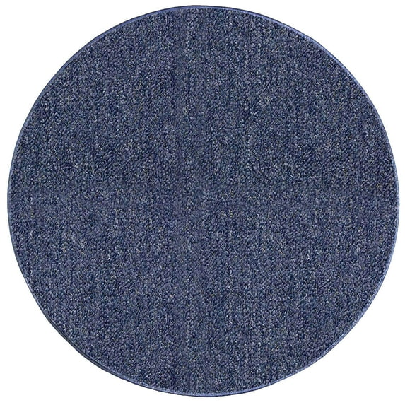 Saturn Collection Kids Favorite Indoor Outdoor Area Rug Violet - 4' Round
