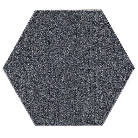 Saturn Collection Pet Friendly Indoor Outdoor Area Rug Grey - 12' Hexagon