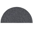 thumbnail image 1 of Saturn Collection Pet Friendly Indoor Outdoor Area Rug Grey - 20" x 40" Half Round, 1 of 5