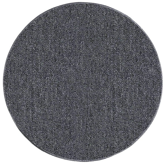 Saturn Collection Pet Friendly Indoor Outdoor Area Rug Grey - 3' Round