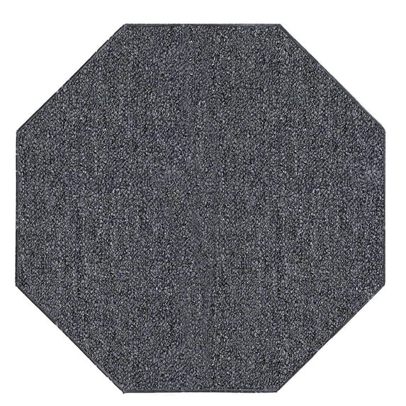 Saturn Collection Pet Friendly Indoor Outdoor Area Rug Grey - 7' Octagon