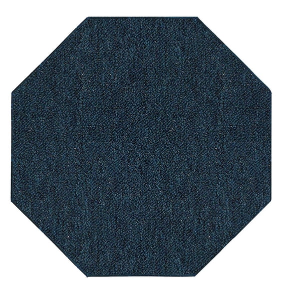 Saturn Collection Pet Friendly Indoor Outdoor Area Rug Teal - 9' Octagon